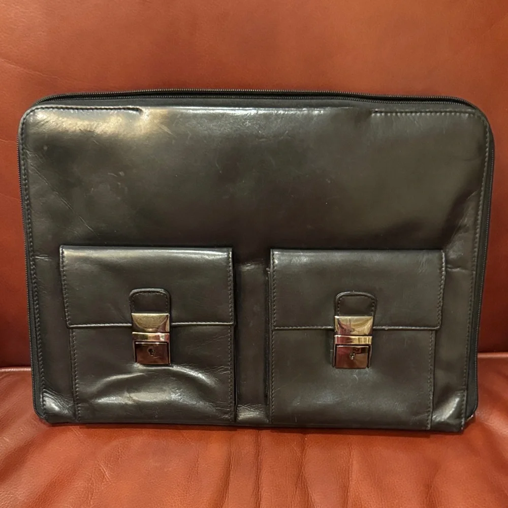 Wilsons Leather Dark Brown Briefcase